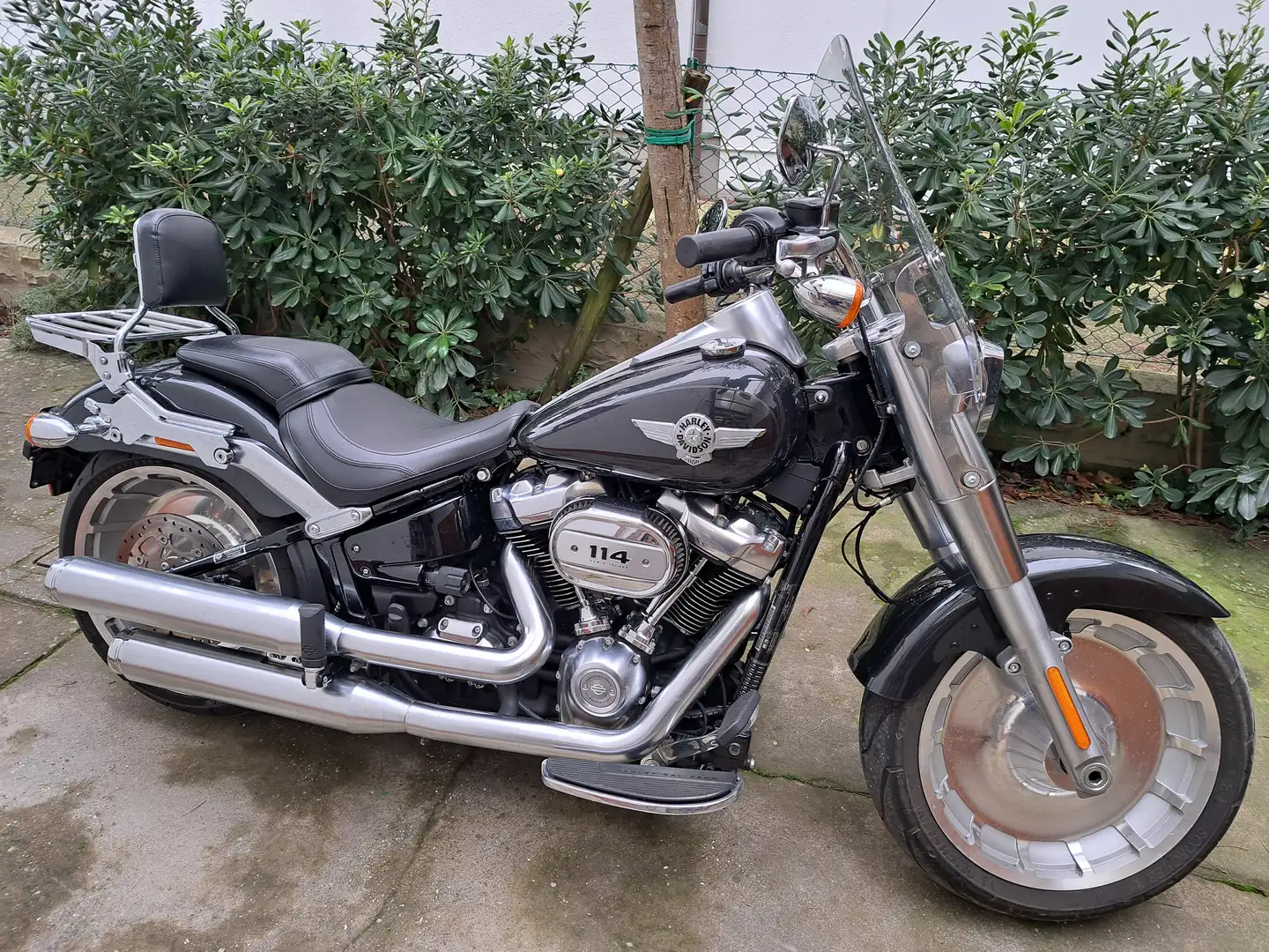Harley-Davidson Fat Boy 114 cubic inches Negro - 1
