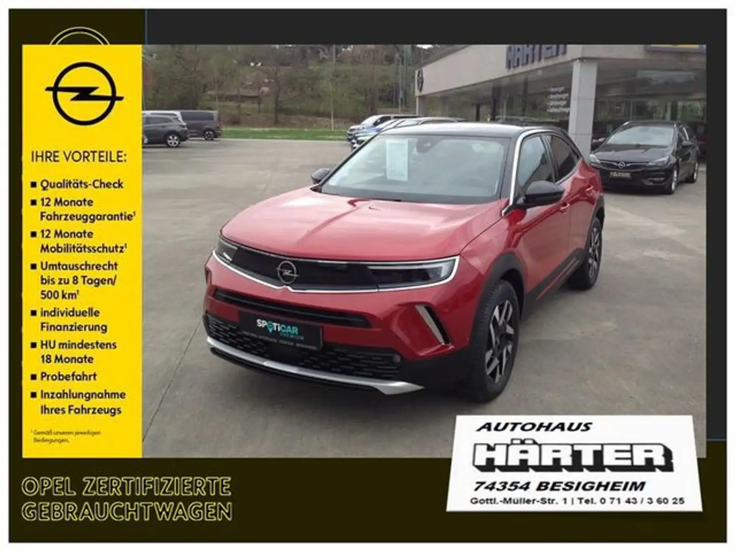 Opel Mokka 1.2 Turbo AT Elegance Navi Kamera PDC V H SHZ LHZ Red - 1