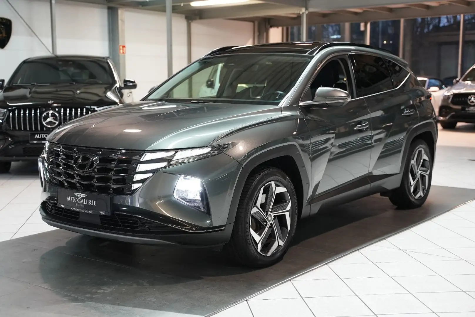 Hyundai TUCSON Prime 4WD*LEDER*PANO*ASIST*KRELL*360°*LED Grau - 1