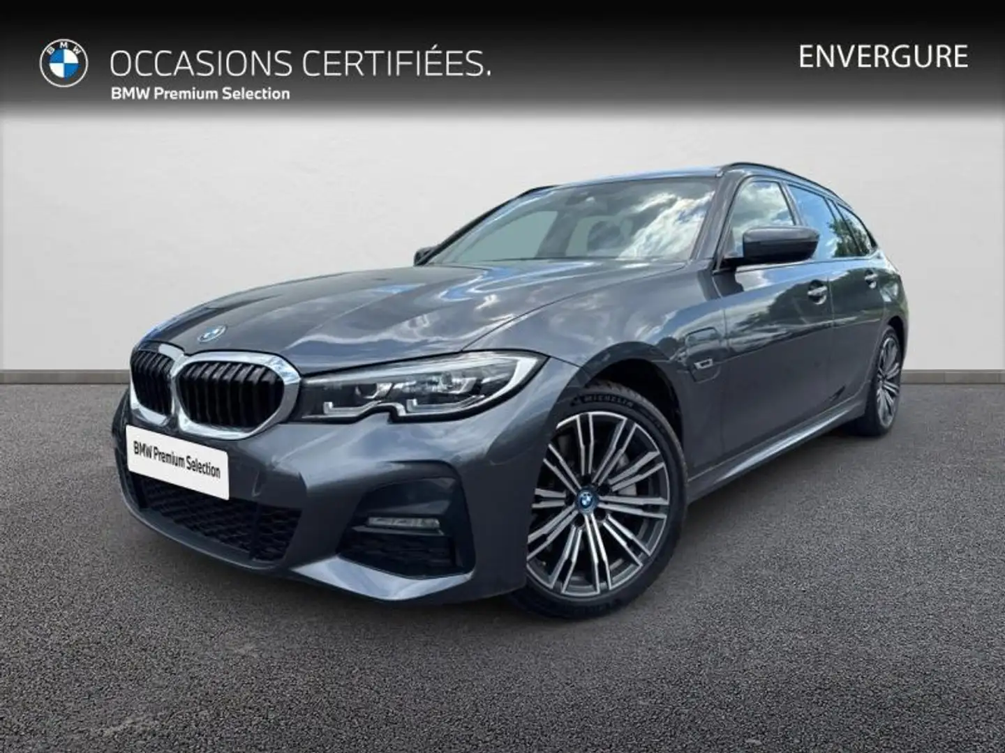 BMW 330 330eA xDrive 292ch M Sport Gris - 1