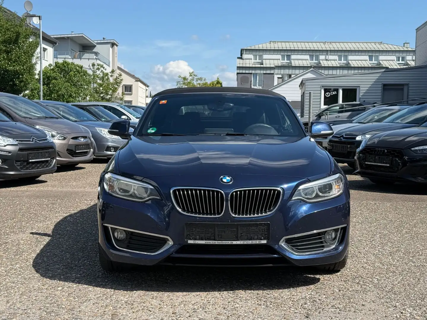 BMW 225 d Cabrio Aut. Luxury Line-H&K-Keyless Go-Navi Синий - 2