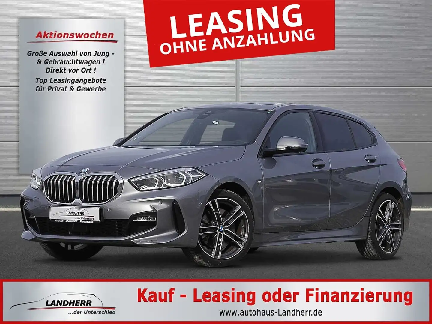 BMW 120 d xDrive M Sport //Pano/LED/Navi/Kamera/Sitzheizun Grau - 1