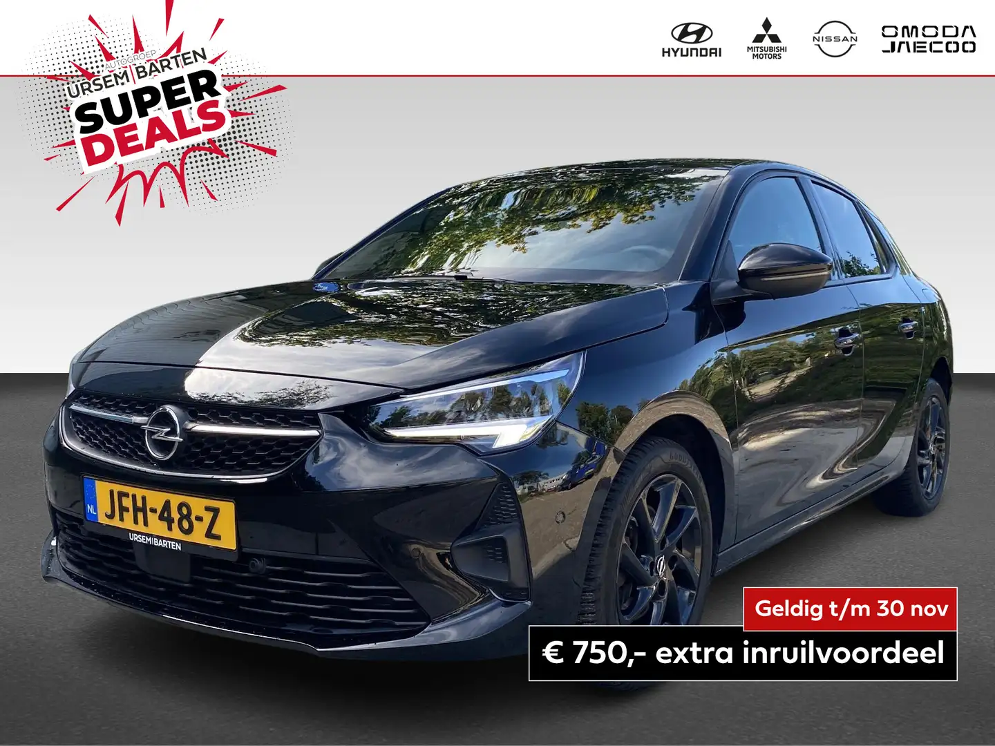 Opel Corsa 1.2 GS Line | automaat | 130PK | stoelverwarming Noir - 1