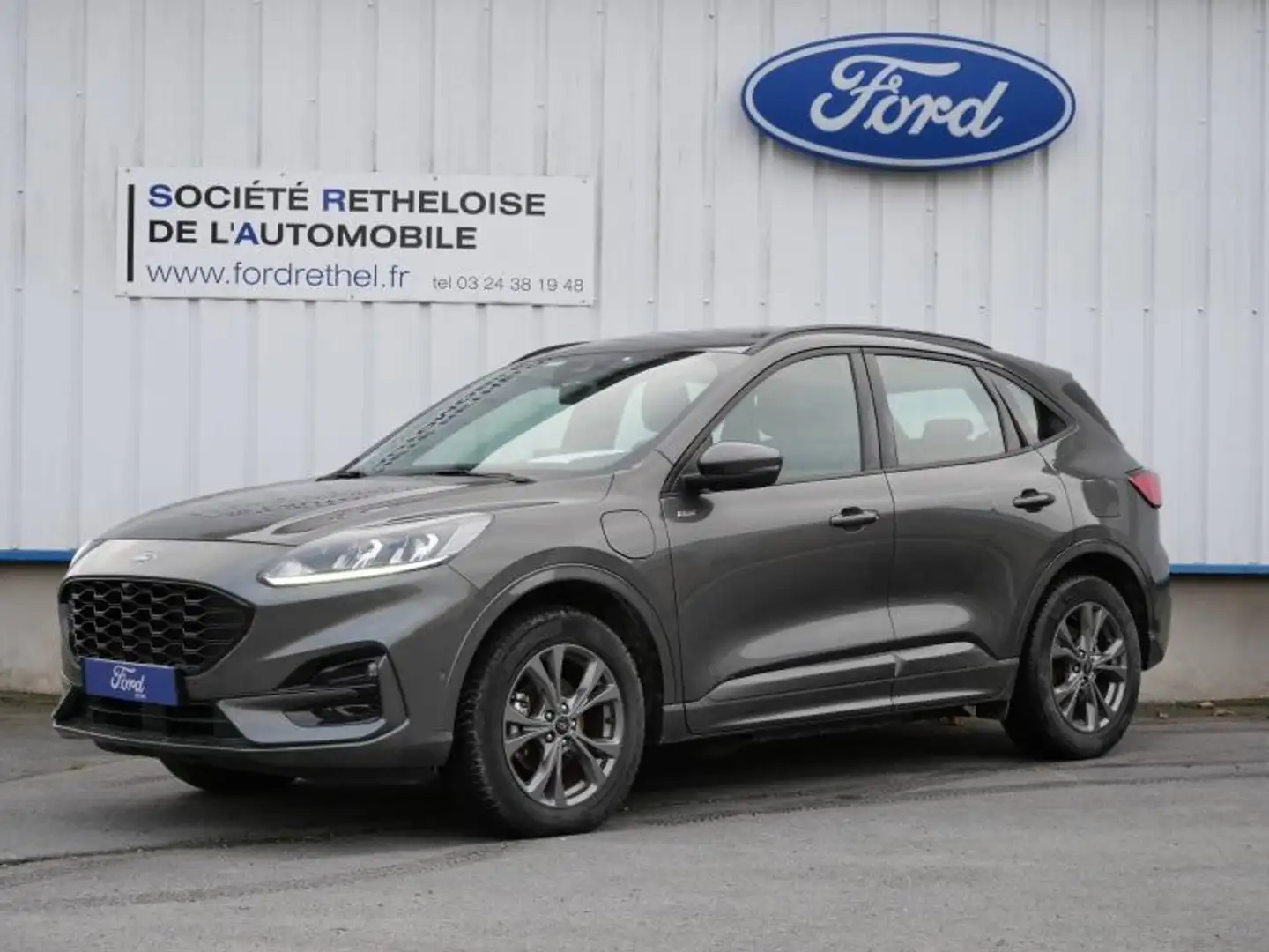 Ford Kuga 2.5 Duratec 225ch PowerSplit PHEV ST-Line Business eCVT Grijs - 1