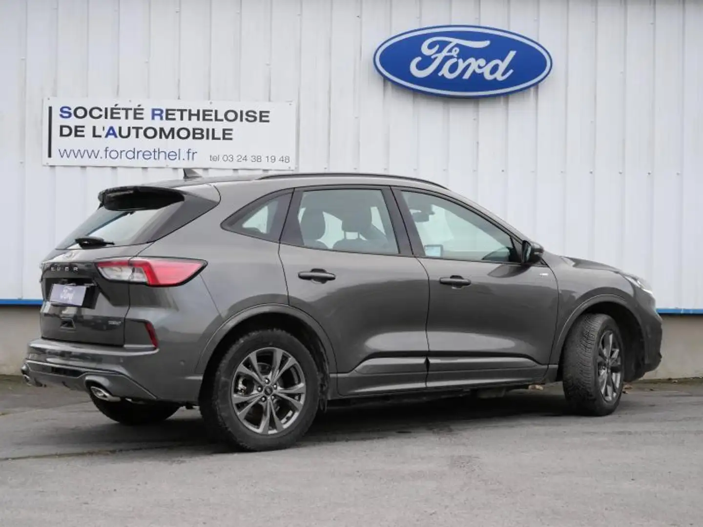 Ford Kuga 2.5 Duratec 225ch PowerSplit PHEV ST-Line Business eCVT Gris - 2