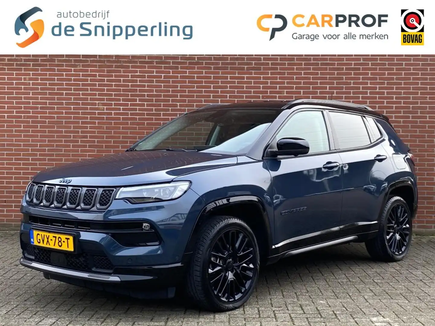 Jeep Compass 4XE 240 HYB. S ADAPTIVE CRUISE NAV 360CAMERA LMV A Blauw - 2