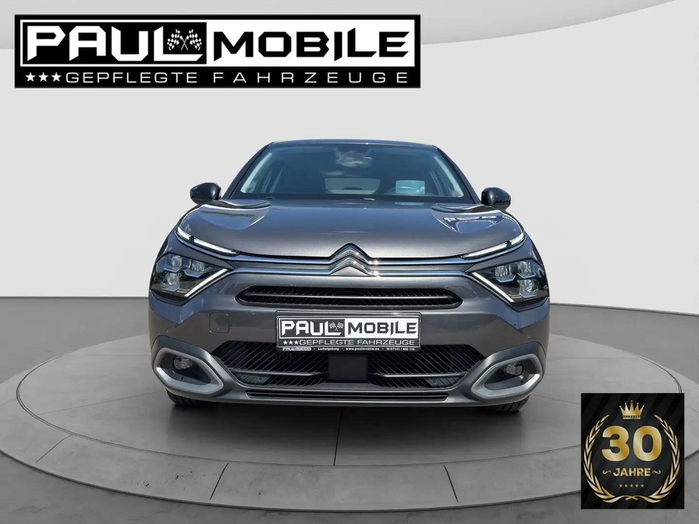Citroen C4 Shine Automatik ACC Navi HuD LED AppleAndroid Grau - 2