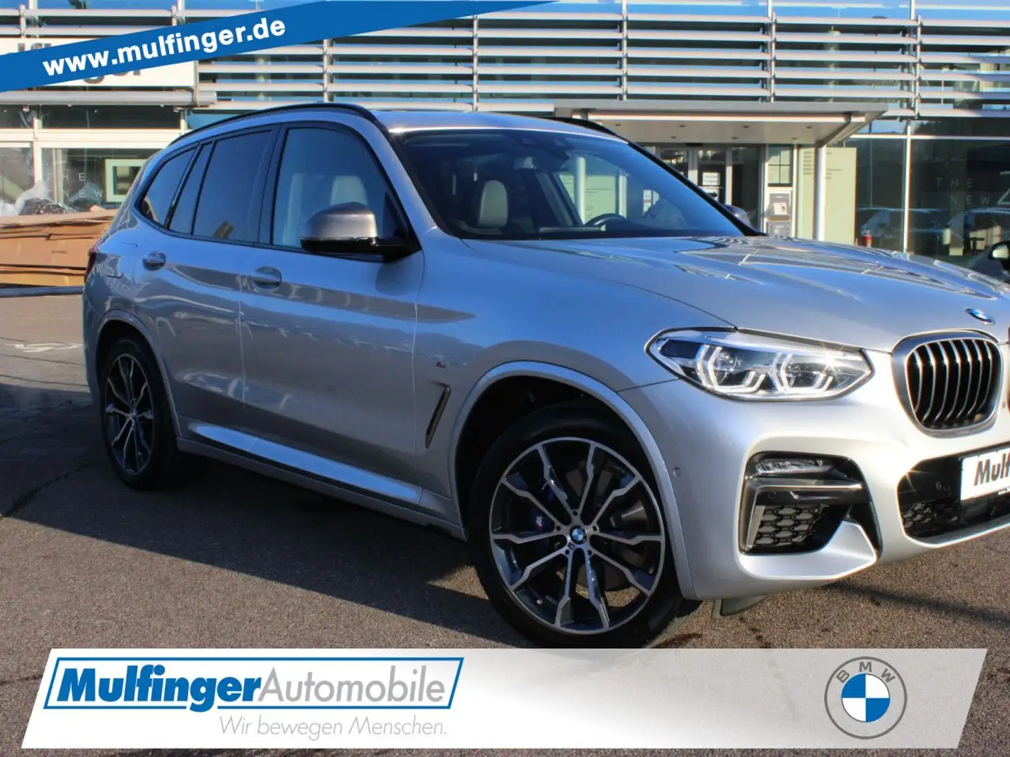 BMW X3 M 40i ACC HUD Standh.PanoD.360°Kamera HaKa.AHK Silber - 1