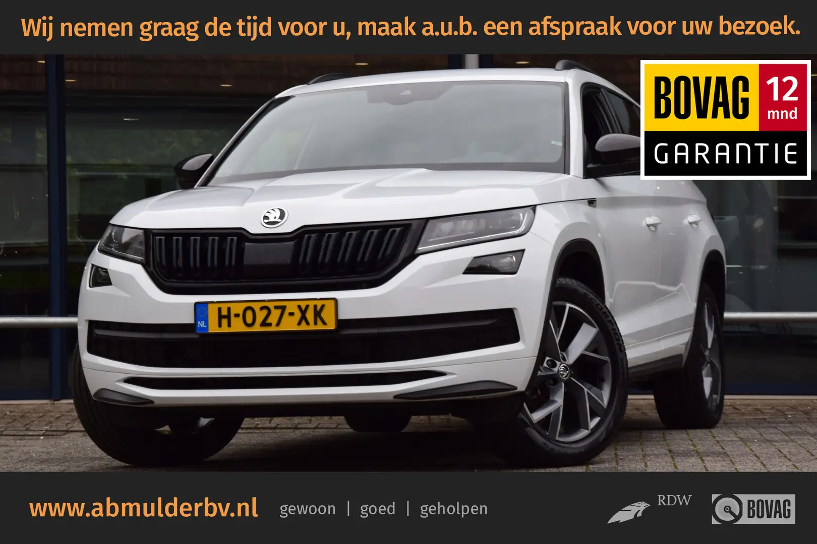 Skoda Kodiaq 1.5 TSI 150PK Sportline Business DSG Automaat | Or Wit - 1