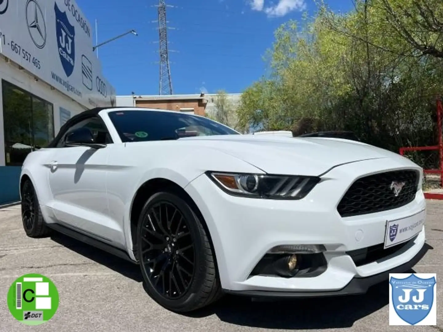Ford Mustang Convertible 2.3 EcoBoost Aut. Blanc - 2