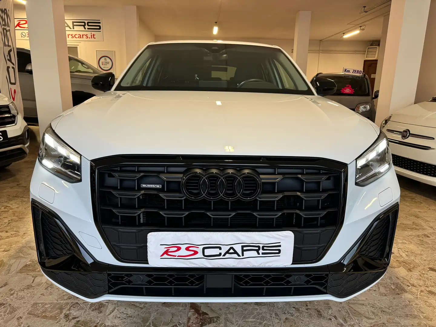 Audi Q2 35 tdi Str quattro S line Black Matrix Virtual 19" Bianco - 2