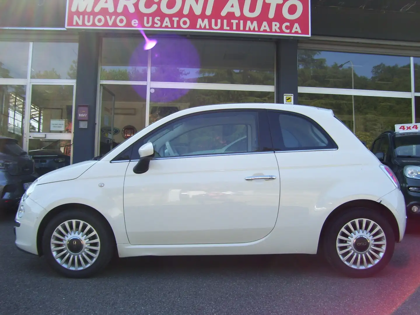 Fiat 500 III 1.3 mjt 16v Lounge 95cv Tetto Apribile Bianco - 2
