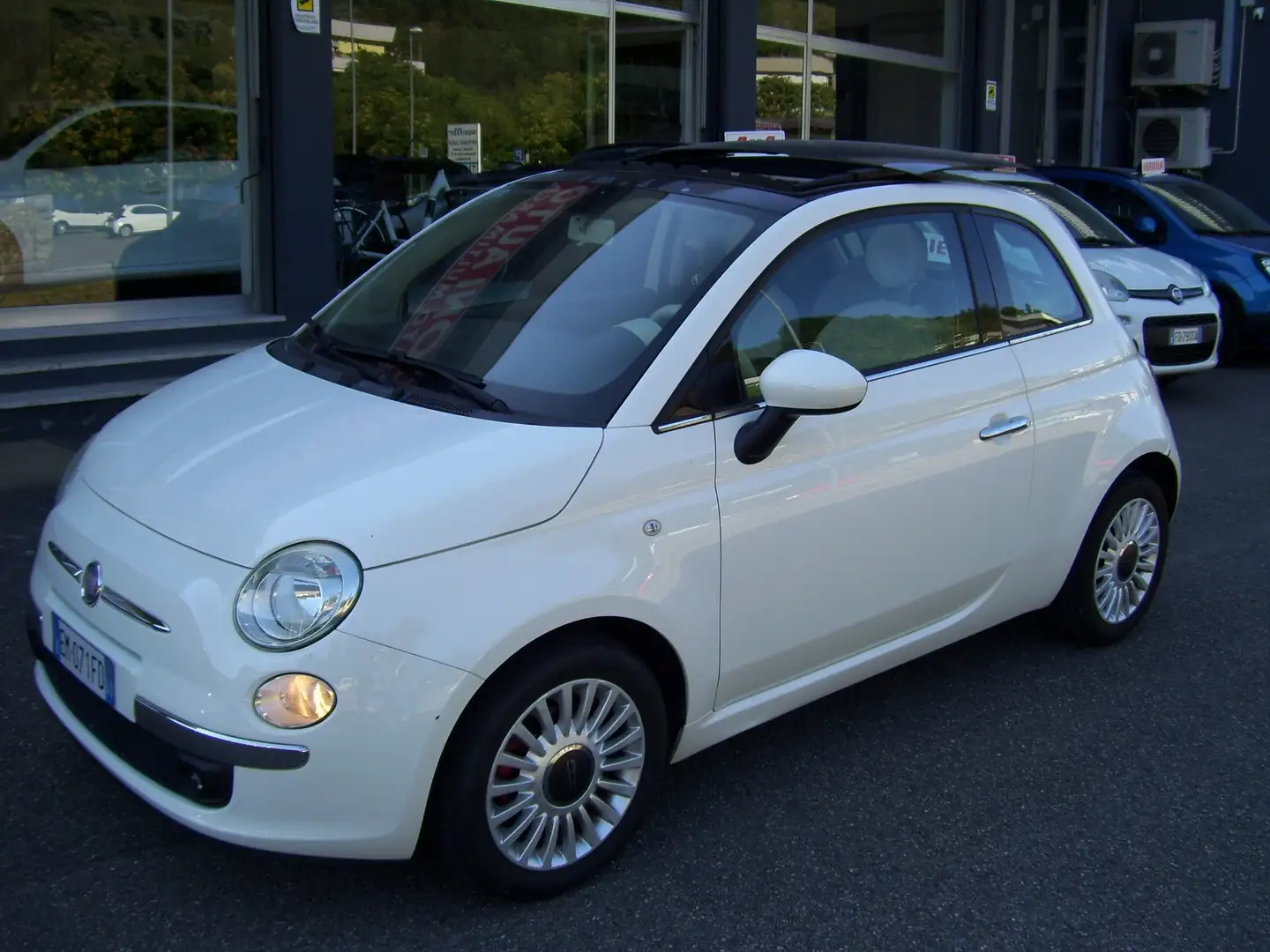 Fiat 500 III 1.3 mjt 16v Lounge 95cv Tetto Apribile Bianco - 1