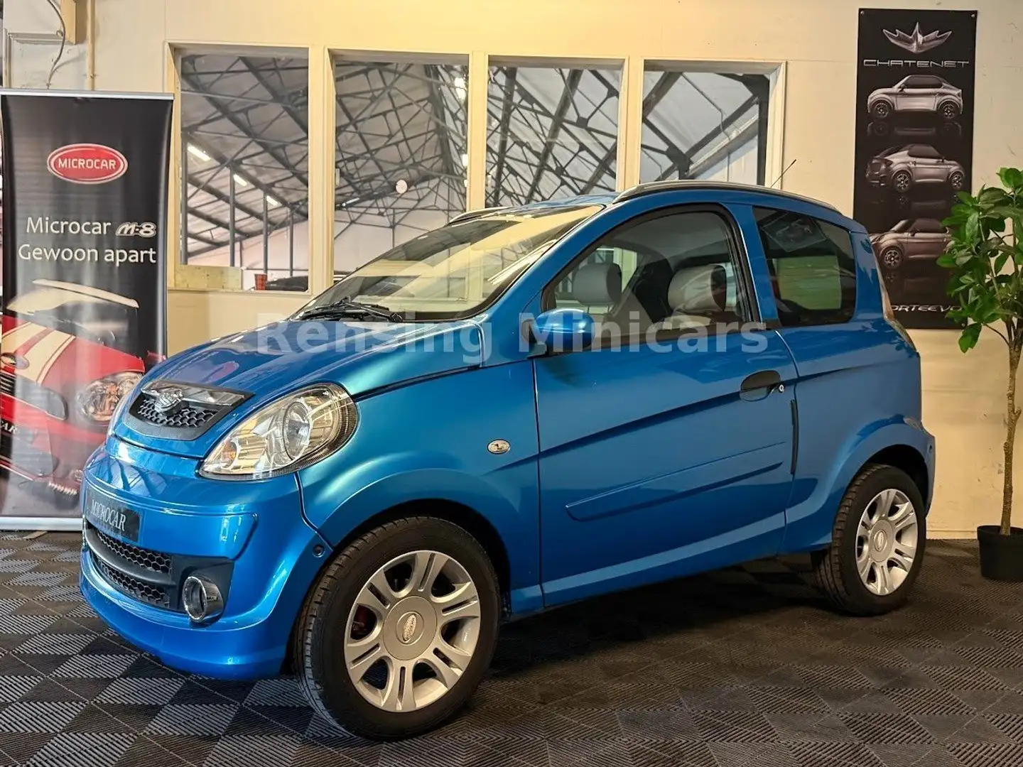 Microcar M.Go Blue SXI Mopedauto Minicar XXL LONG 45 KM Bleu - 1