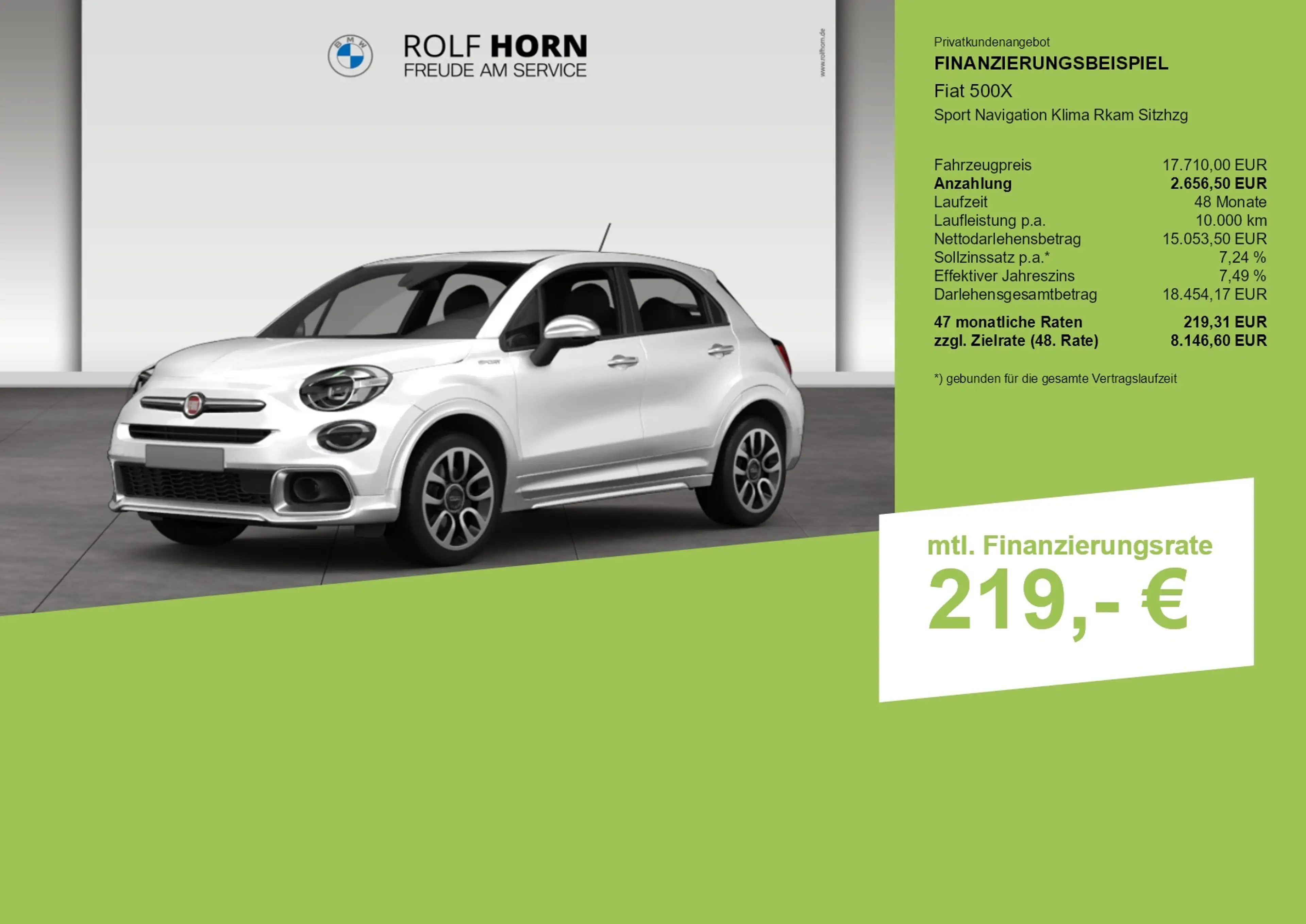 Fiat 500X Sport Navigation Klima Rkam Sitzhzg — photo 3