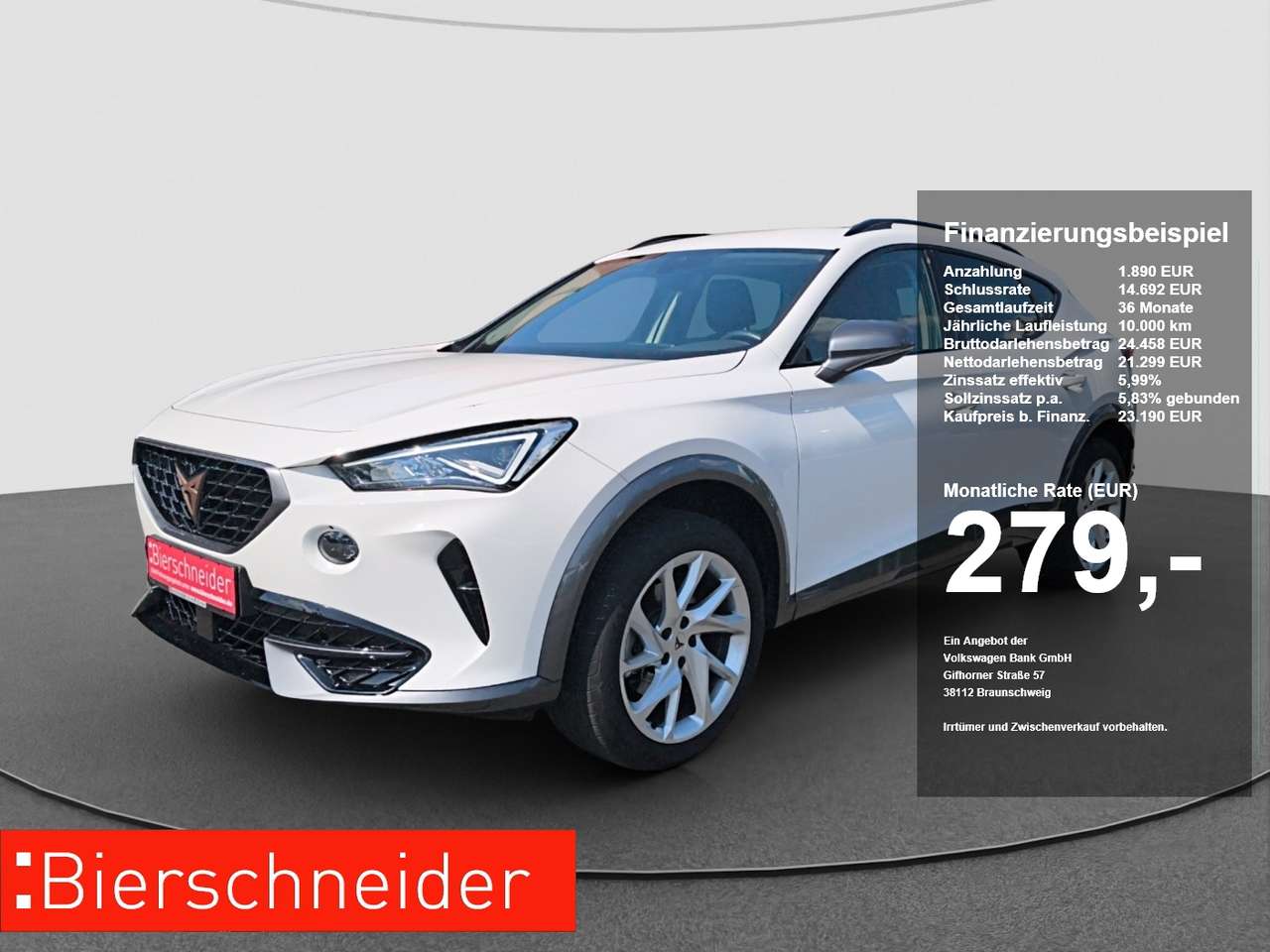 Cupra Formentor 2024 — 1.5 TSI ACC PDC SITZH KEYLESS LED