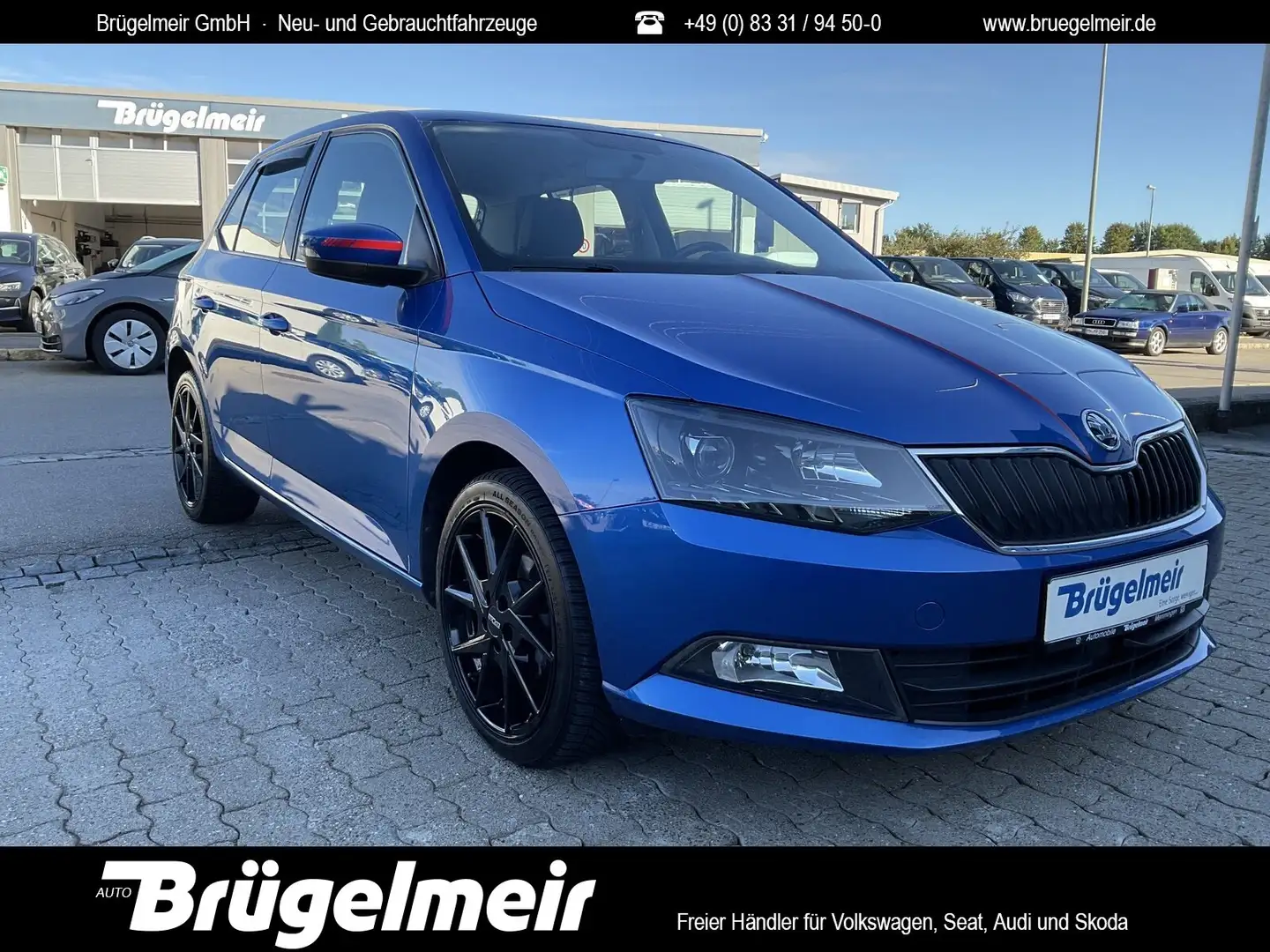 Skoda Fabia Fabia 1.2l TSI Ambition+AHK+KLIMA+SHZ+PDC+17“ Azul - 1
