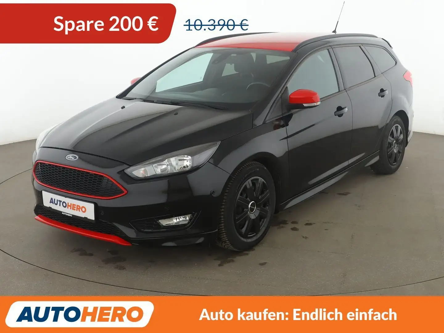 Ford Focus 1.0 EcoBoost ST-Line*PDC*SHZ*AHK*KLIMA* Noir - 1
