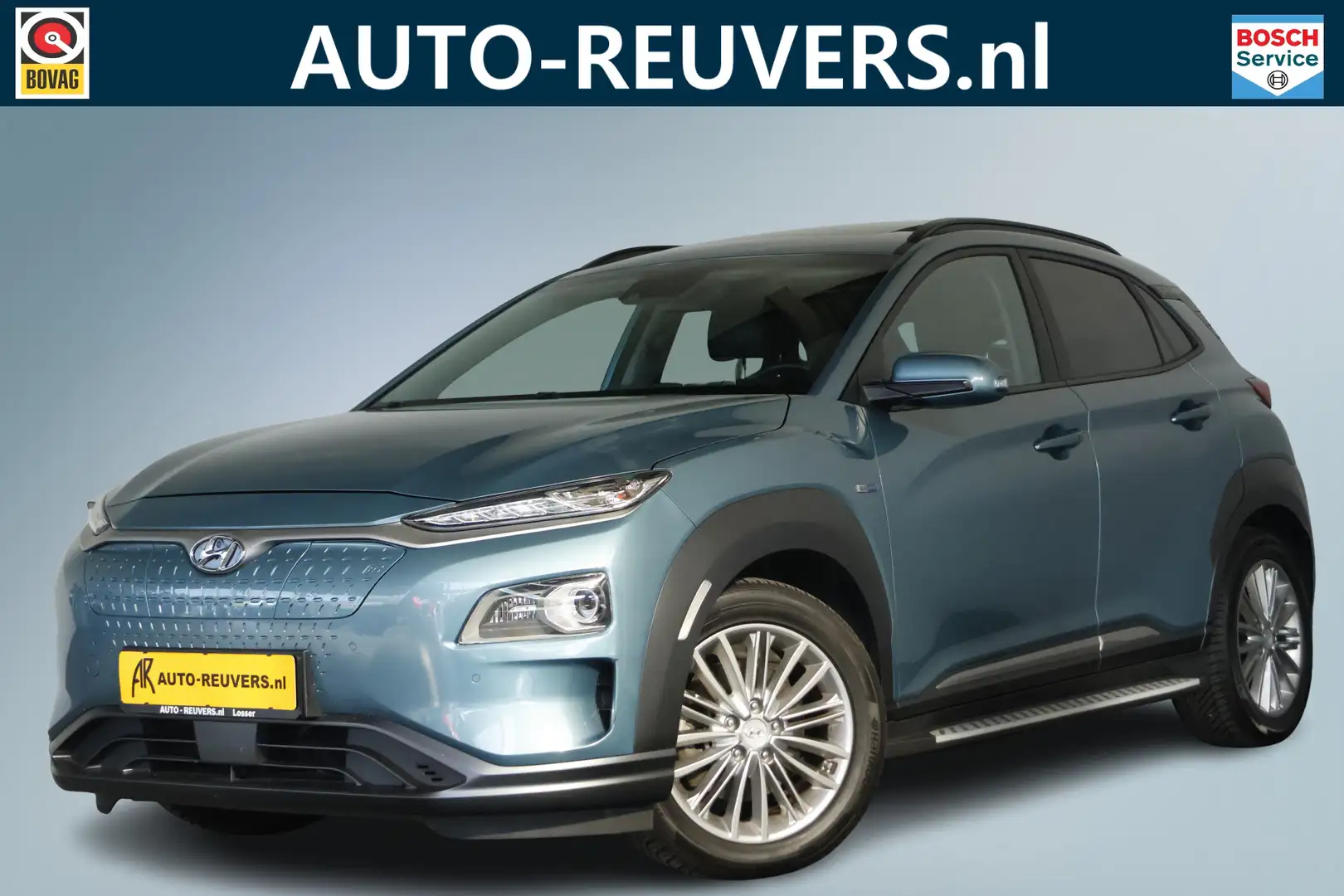 Hyundai KONA EV Premium 64 kWh / Opendak / LED / Leder / HUD Blau - 1