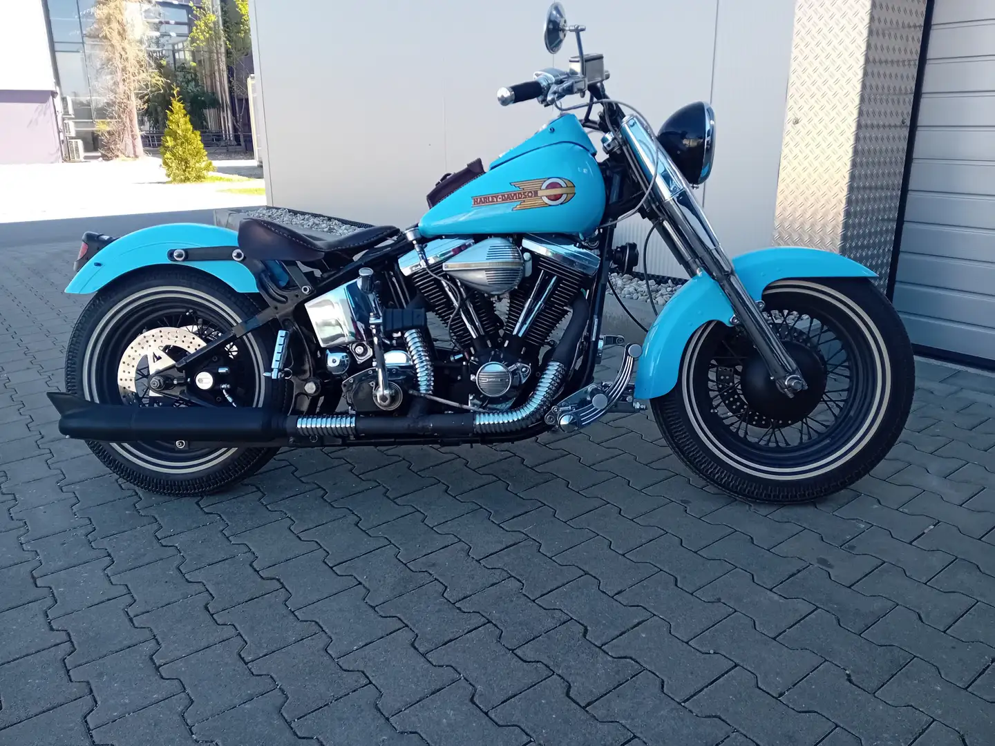 Harley-Davidson Fat Boy FXST Albastru - 1