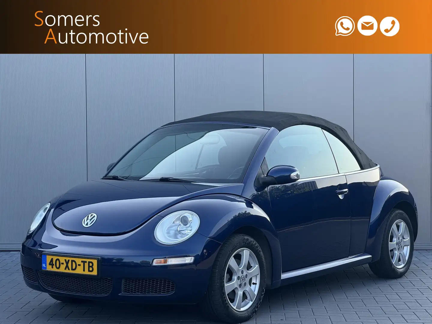 Volkswagen New Beetle Cabriolet 1.6 Highline | Airco | NL-Auto NAP !! Bleu - 1