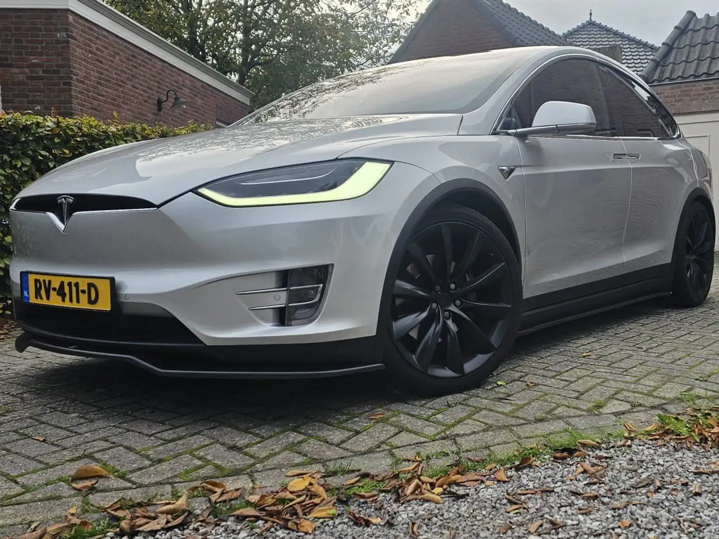 Tesla Model X Model X 75D 6p. Argintiu - 1
