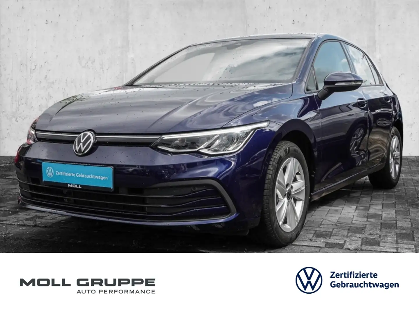 Volkswagen Golf 1.0 TSI Life NAVI LM ACC PDC KLIMAA VICO Blau - 1