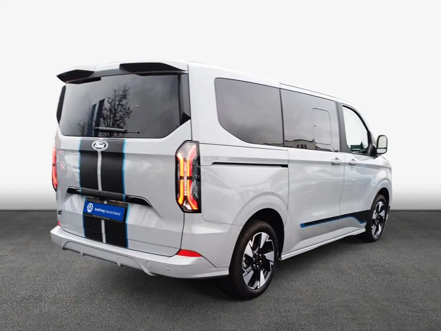 Ford Tourneo Custom e-Tourneo Custom Sport 340 L1H1 LKW HA 160 kW, 5-t Grau - 2