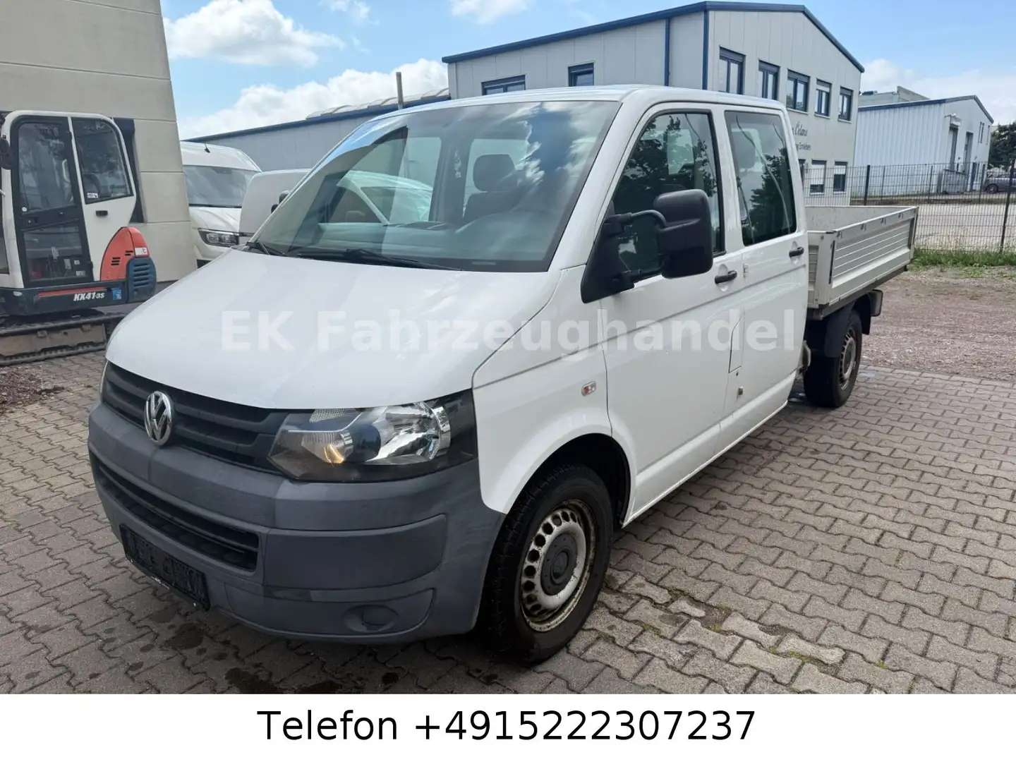 Volkswagen T5 Transporter Pritsche Doppelkabine Weiß - 1