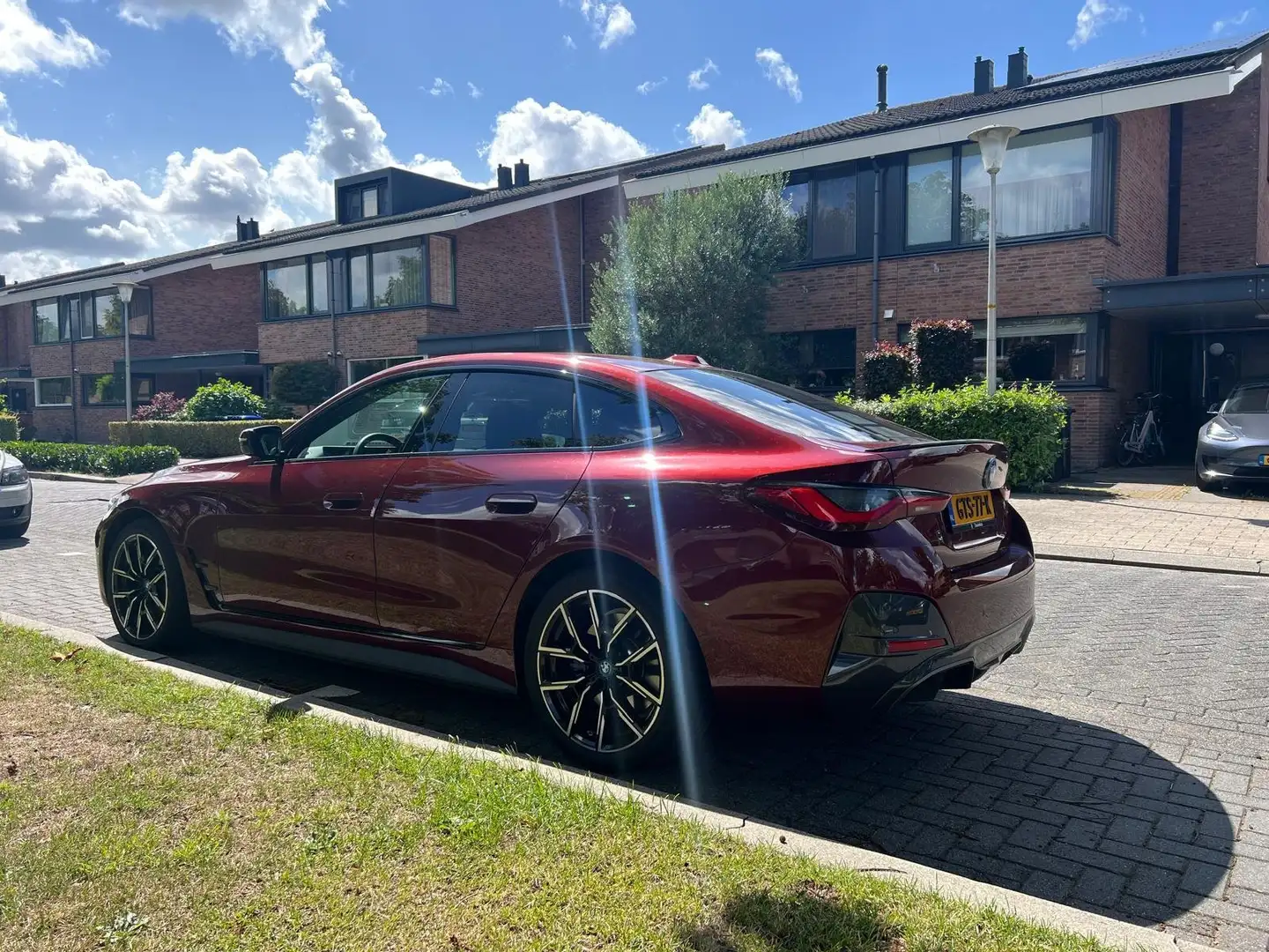 BMW i4 i4 eDrive35 M Sportpakket PRO Rood - 2