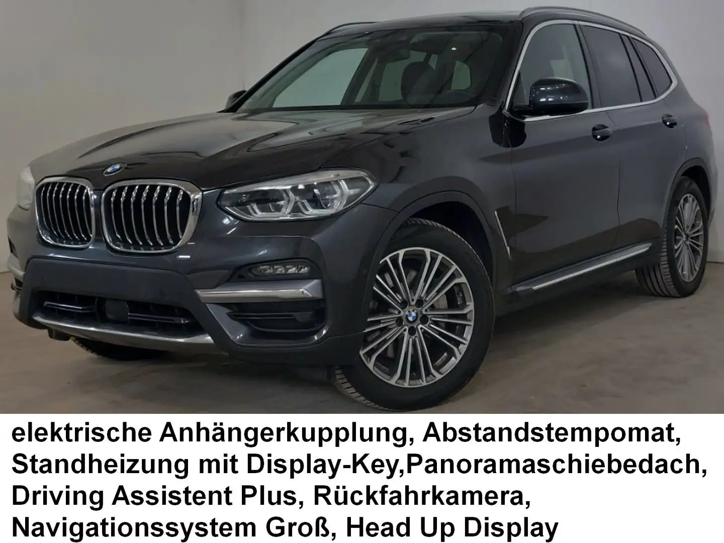 BMW X3 xDr 30d Luxury AHK,Pan.Dach,HUD,NP:80.800 Grau - 2