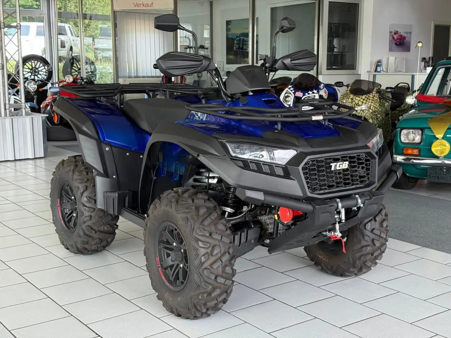 TGB Blade 550 X LOF 4X4 Seilwinde Quad Erst 700KM Modrá - 1