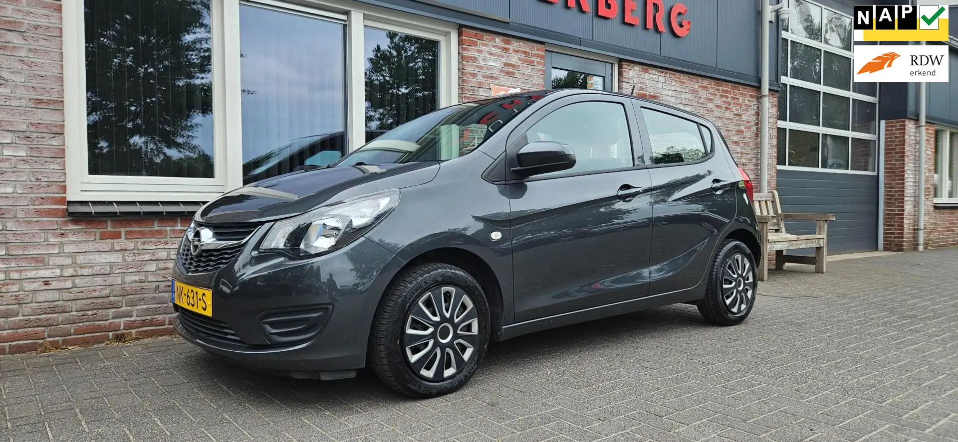 Opel Karl 1.0 ecoFLEX Edition Airco! Cruise Control! NAP! Le Grijs - 1