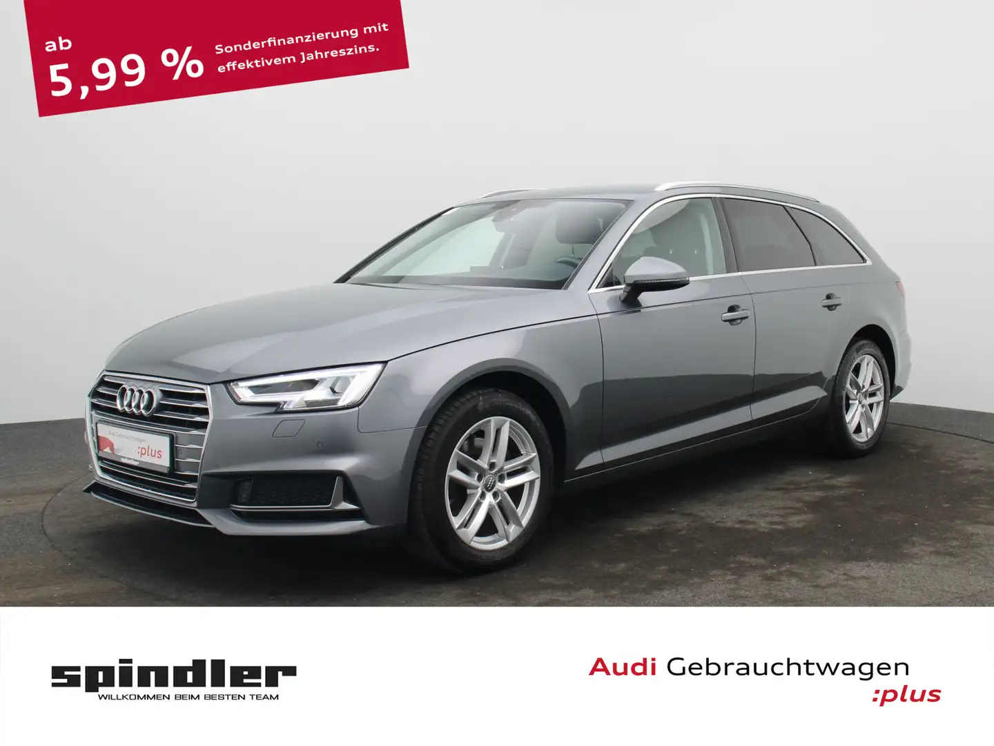 Audi A4 sport 2.0 TDI S-tronic / MMI-Navi+, LED Gris - 1