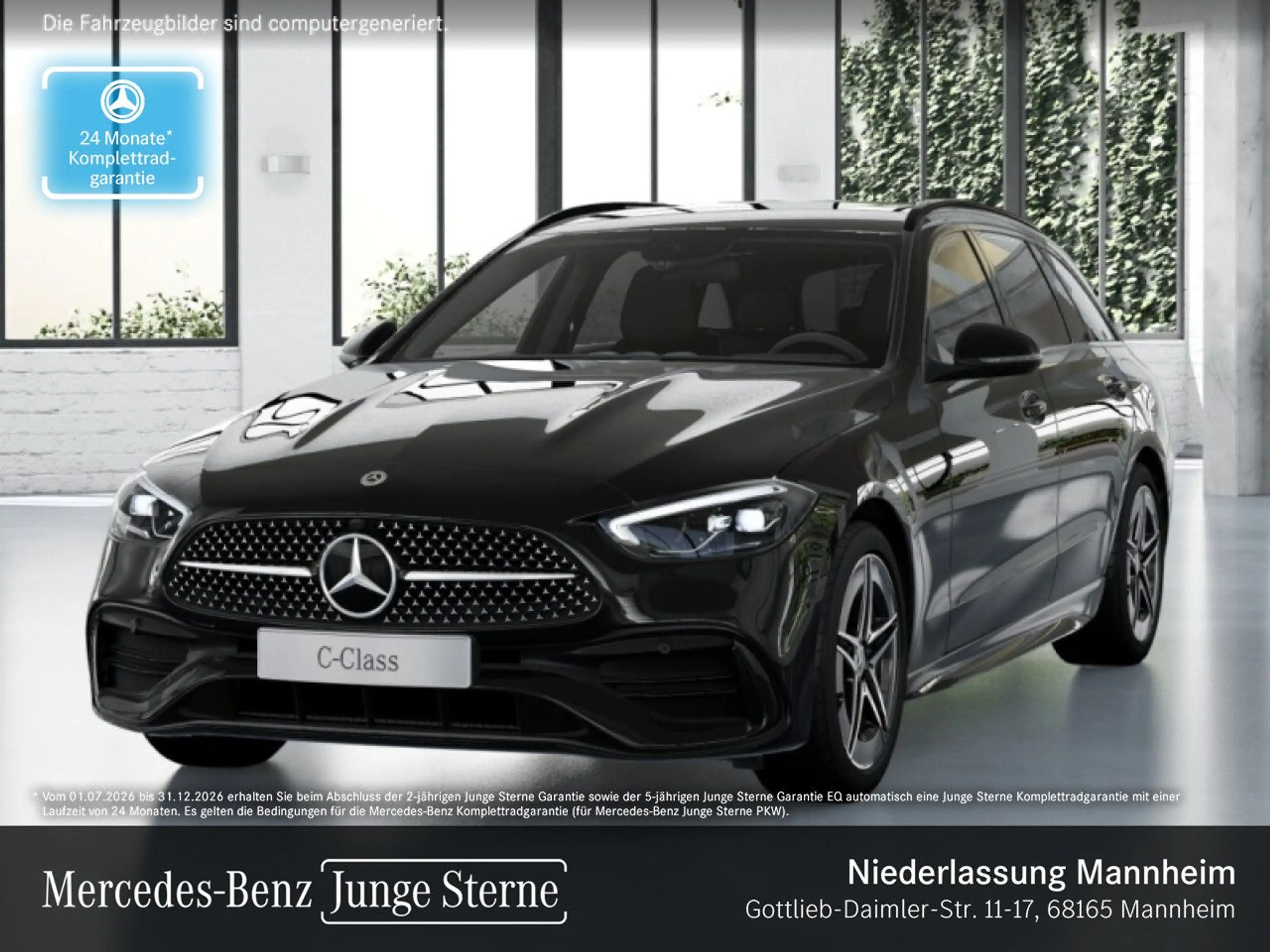Mercedes-Benz C 300 e T AMG+NIGHT+AHK+LED+KAMERA+KEYLESS+9G