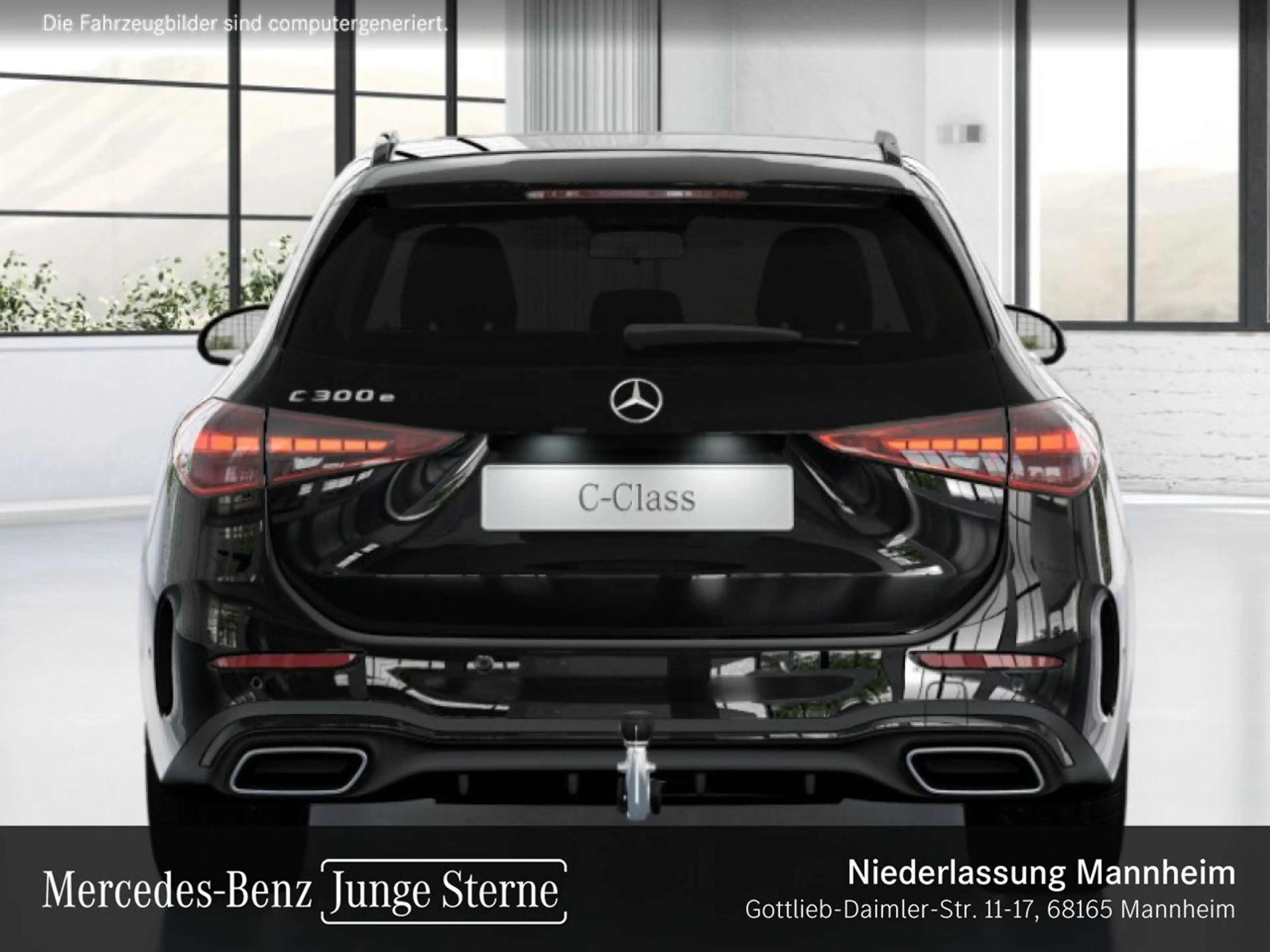 Mercedes-Benz C 300 e T AMG+NIGHT+AHK+LED+KAMERA+KEYLESS+9G — photo 9