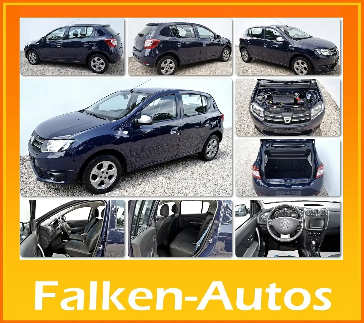 Dacia Sandero 1.2 16V 75 CELEBRATION+ *AUCH MIT GARANTIE* Bleu - 1