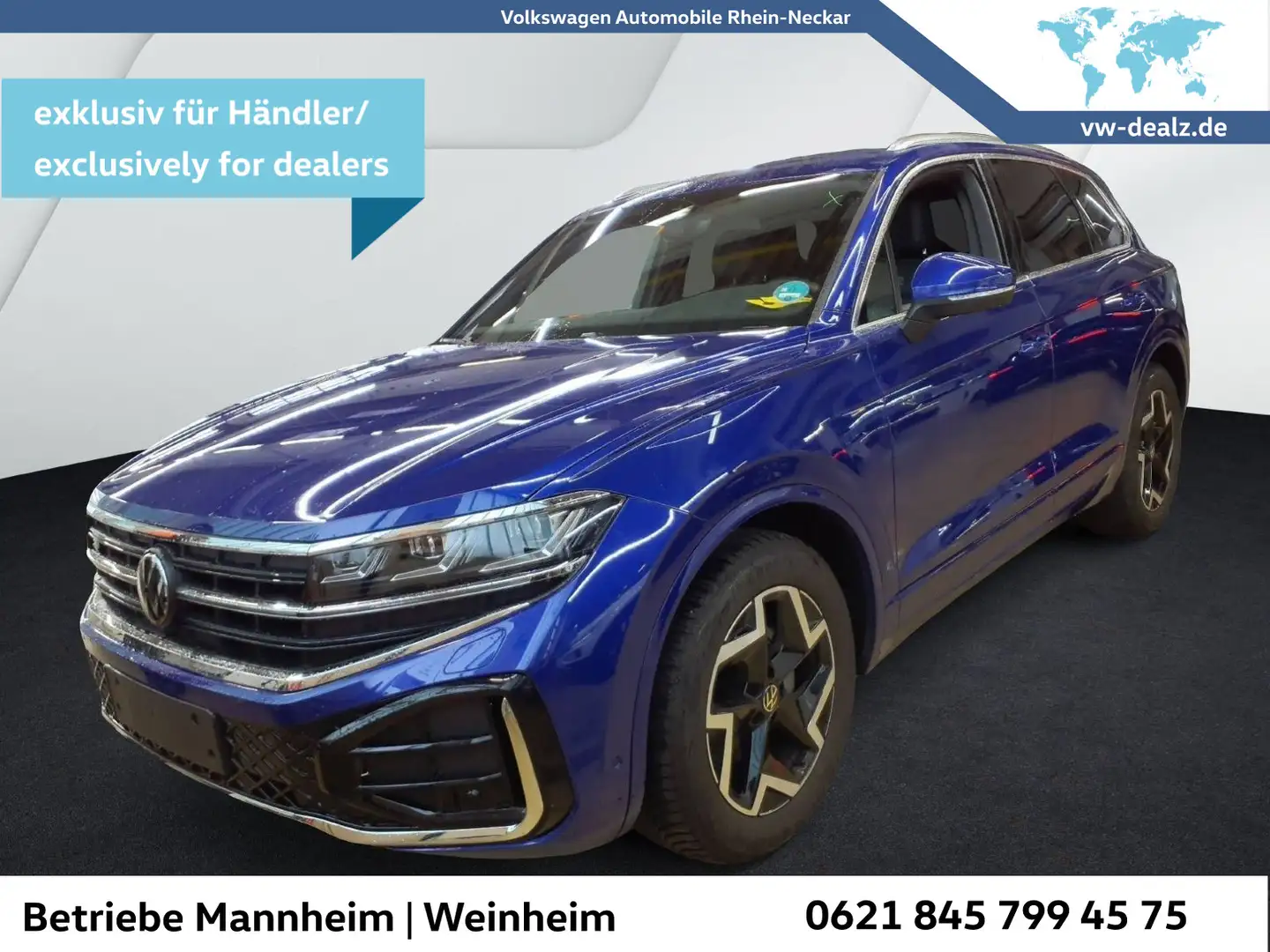 Volkswagen Touareg R-Line 4Motion 3.0 TDI SCR 170kW 8-Gang Blau - 1
