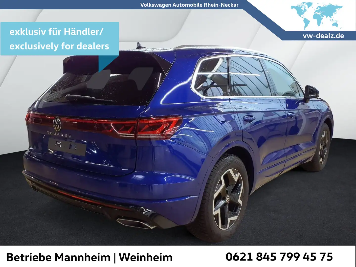 Volkswagen Touareg R-Line 4Motion 3.0 TDI SCR 170kW 8-Gang Blau - 2