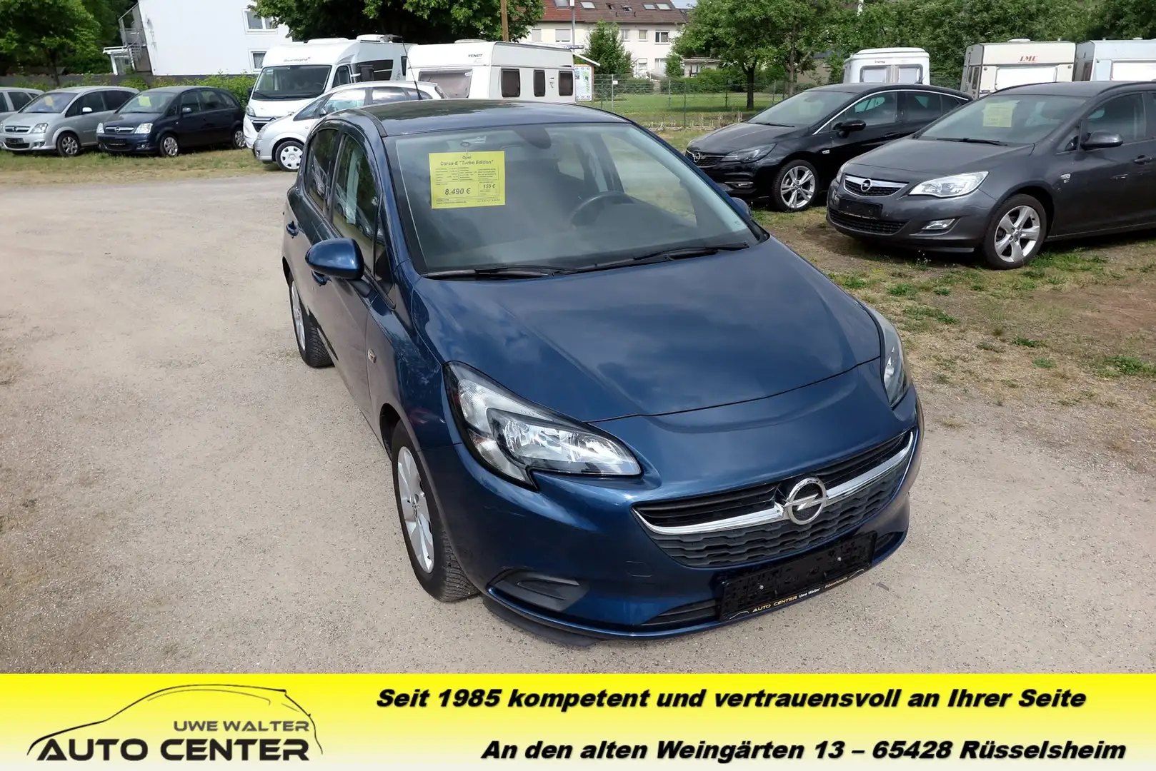 Opel Corsa E 1.0 Turbo Edition - Scheckheft - Sitzhzg. - PDC Bleu - 1