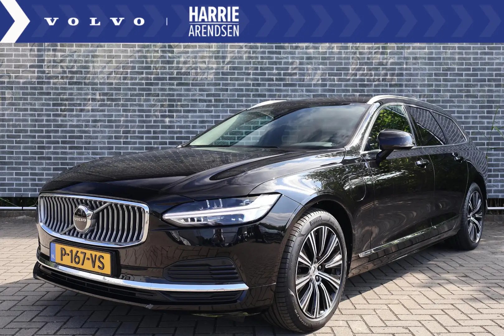 Volvo V90 Recharge T6 AWD Inscription | Adaptieve Cruise Con Zwart - 1