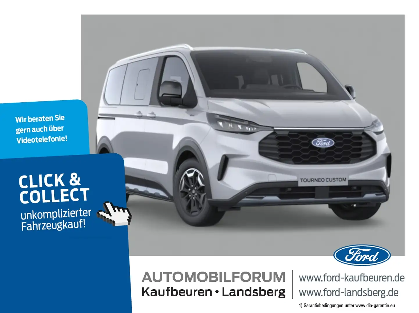 Ford Transit Custom NUGGET ACTIVE | ALLRAD | AUFSTELLDACH Grey - 1