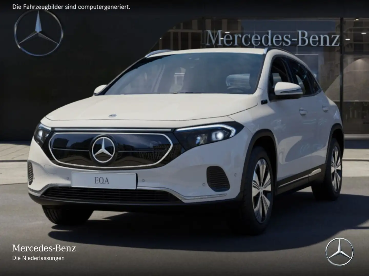 Mercedes-Benz EQA 250 PROG+ADVANCED+AHK+KAMERA+SPUR Weiß - 2