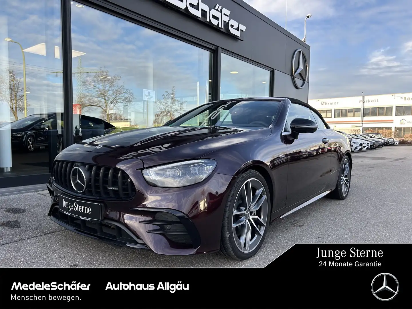 Mercedes-Benz E 53 AMG E 53 AMG 4M+ Cabrio Drivers PerfAGA Sitzklim HUD Červená - 1