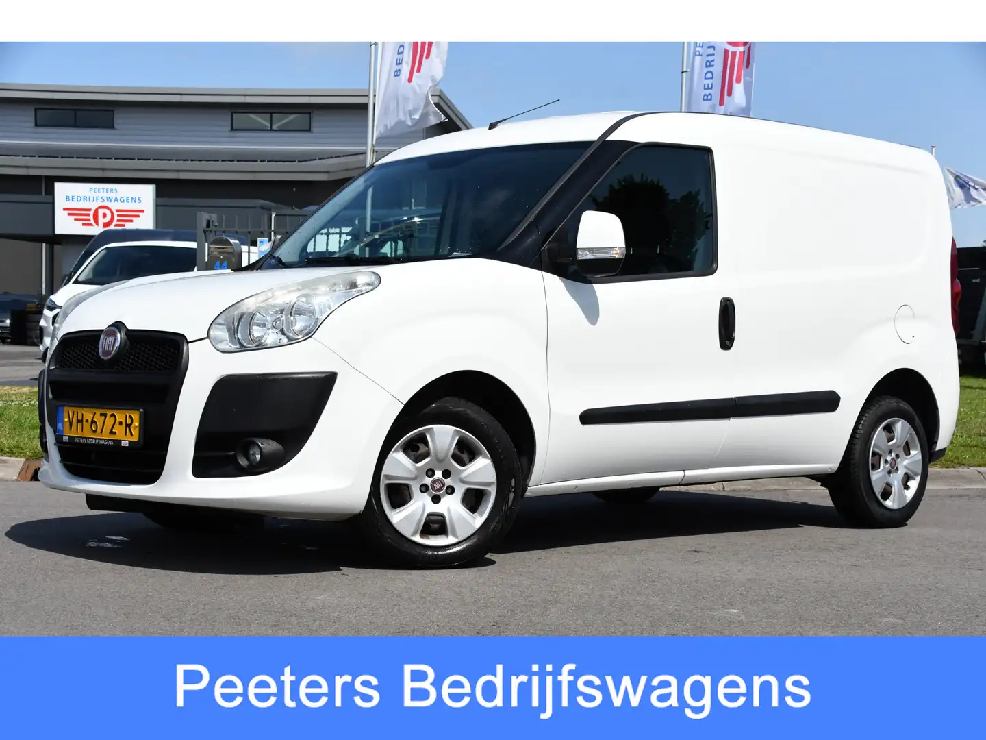 Fiat Doblo Cargo 1.3 MultiJet SX Sensoren, Airco, Trekhaak, 9 Blanc - 1