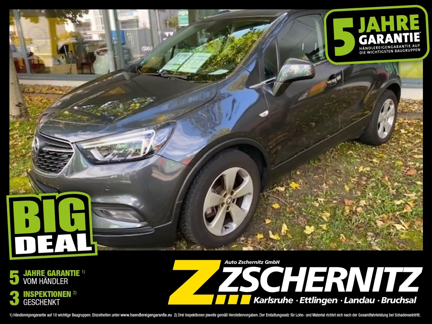 Opel Mokka X 1.4 Turbo Innovation AHK+LED+2xKlima+LM Gris - 1