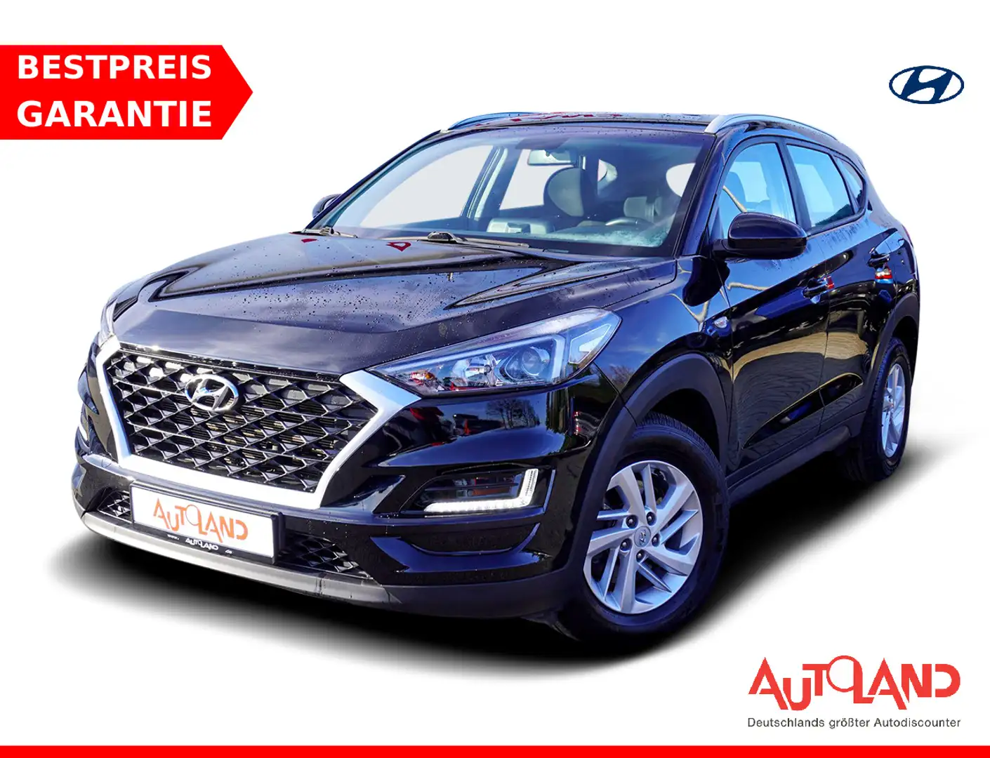 Hyundai TUCSON 1.6 Select Navi AHK PDC Kamera Tempomat Schwarz - 1