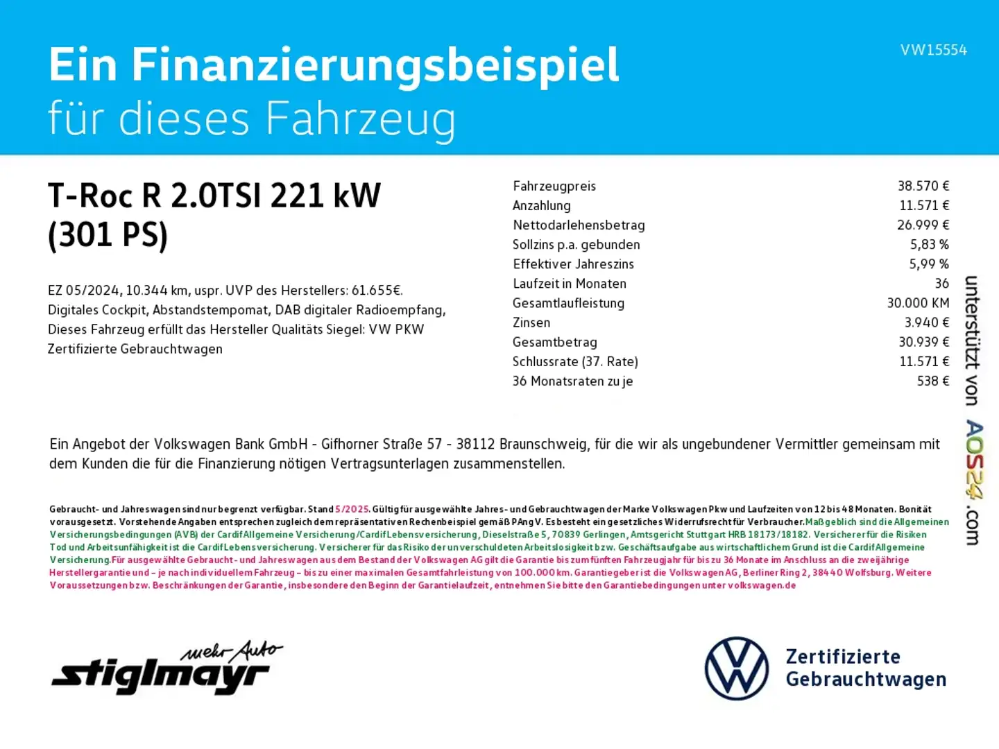 Volkswagen T-Roc R 2.0TSI AKRAPOVIC-PERFORMANCE-ABGASANLAGE Schwarz - 2