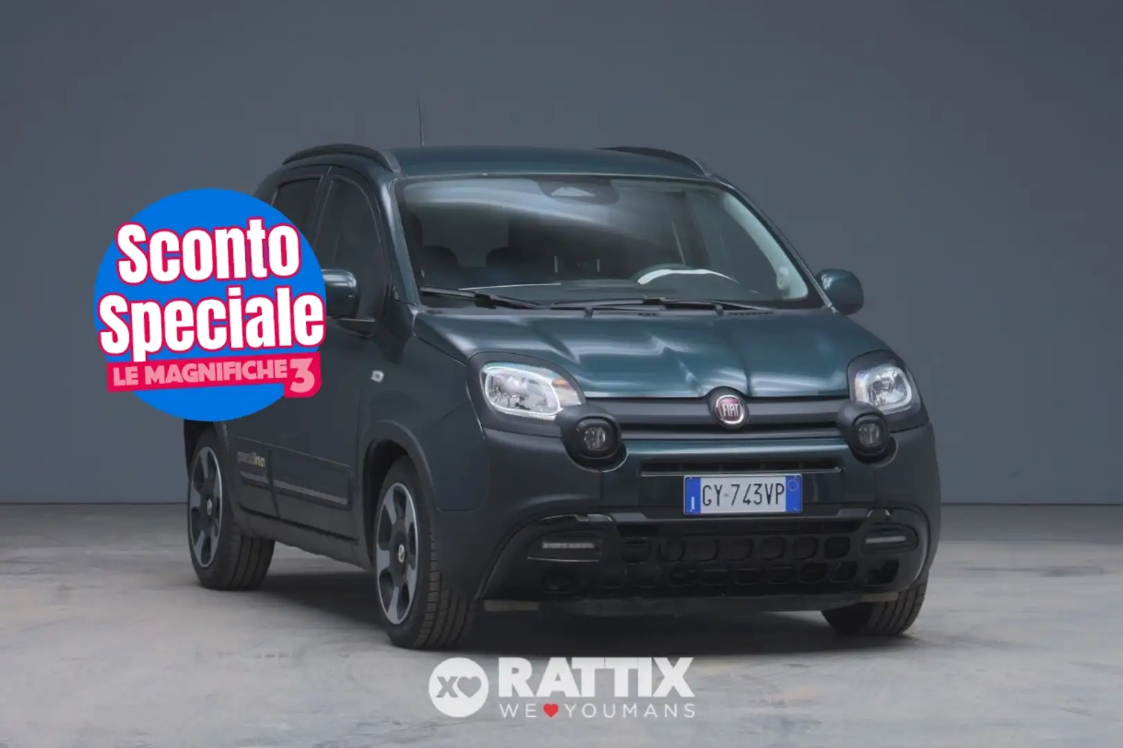 Fiat Panda Pandina 1.0 firefly hybrid 70CV Cross Verde - 1