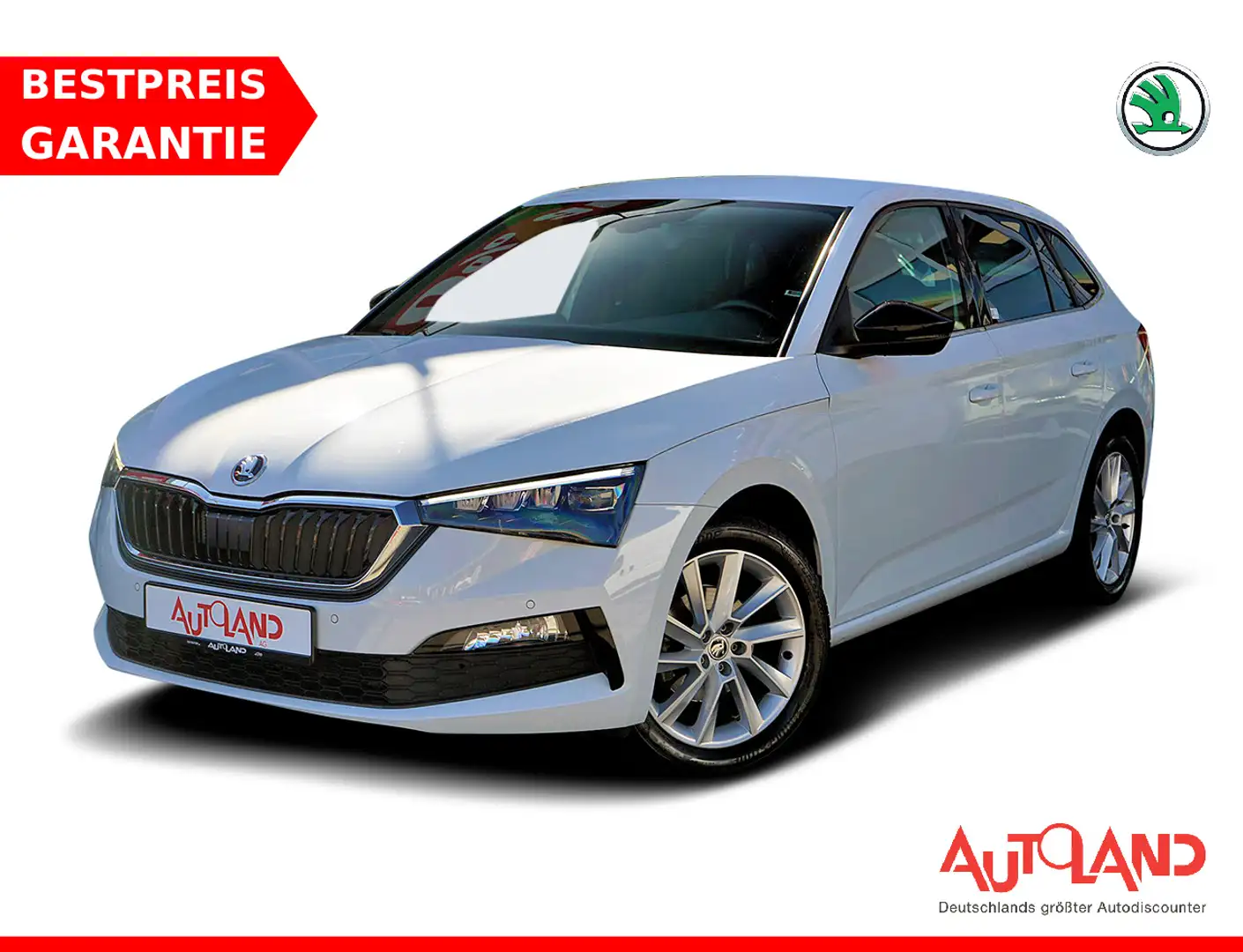 Skoda Scala 1.5 TSI Style DSG LED SmartLink Kamera Weiß - 1